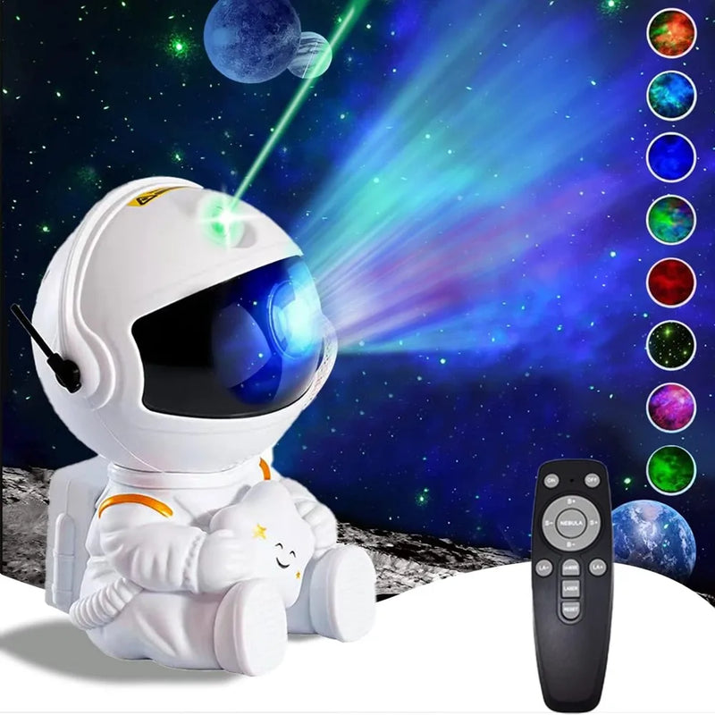 Projetor de estrelas Galaxy Night Light Astronaut Space