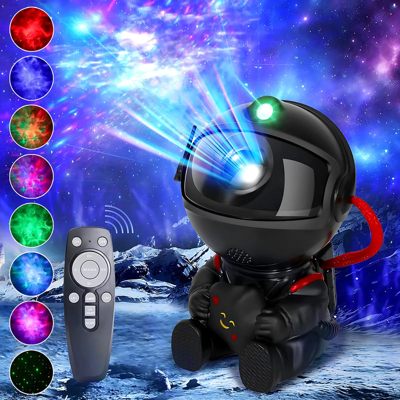 Projetor de estrelas Galaxy Night Light Astronaut Space