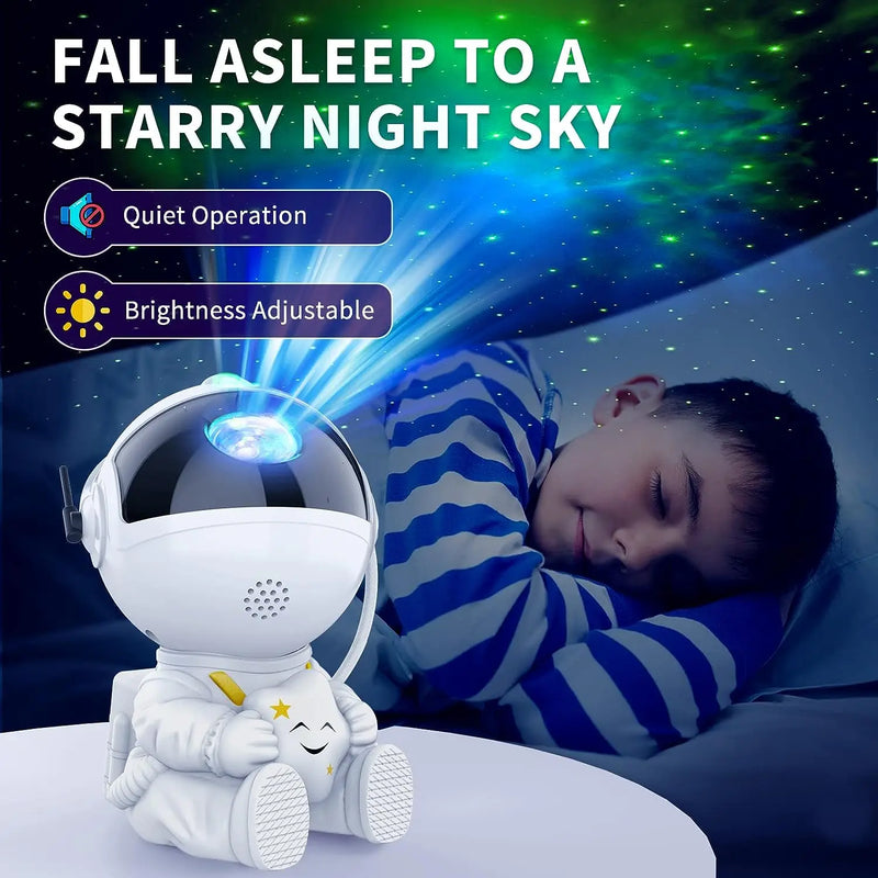 Projetor de estrelas Galaxy Night Light Astronaut Space